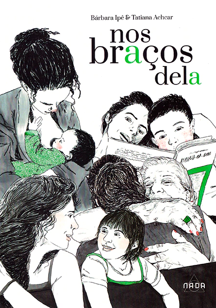 Nos braços dela