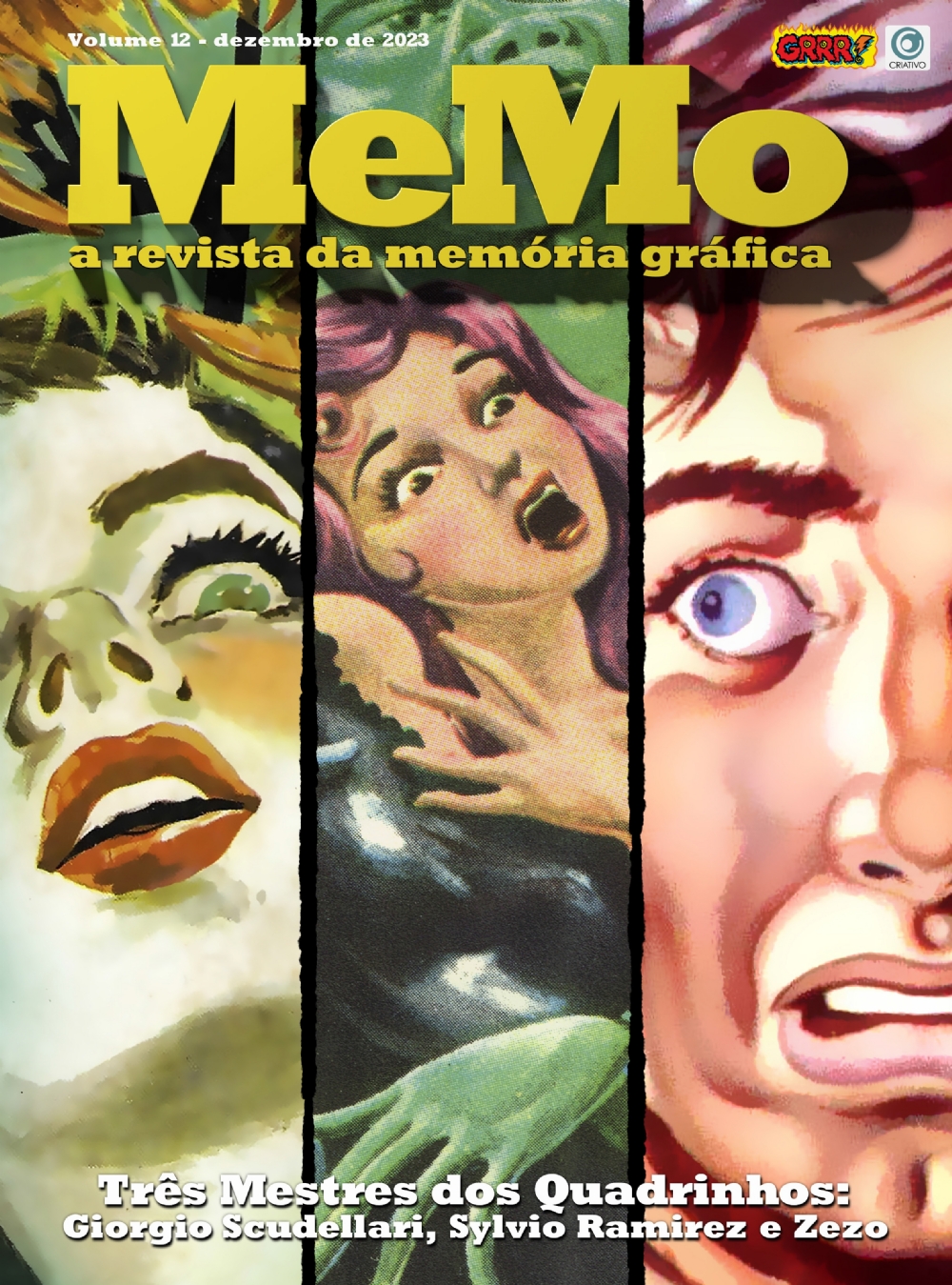 Memo 12 - Os três mestres dos Quadrinhos: Giorgio Scudellari, Sylvio Ramirez e Zezo
