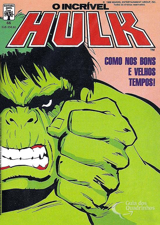 HULK Nº 66, O INCRÍVEL